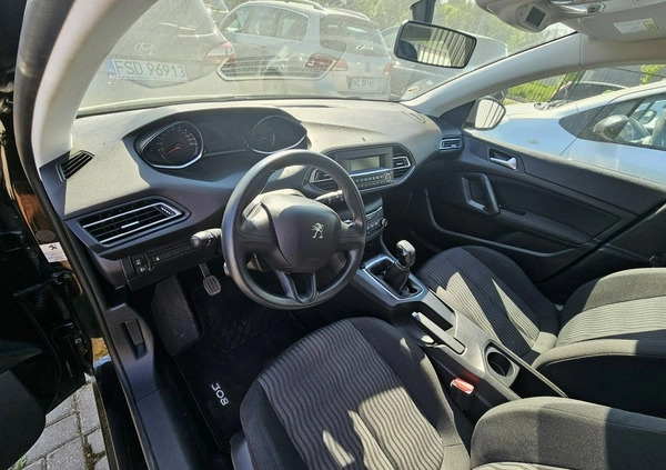 Peugeot 308 cena 32900 przebieg: 78000, rok produkcji 2014 z Olsztyn małe 529